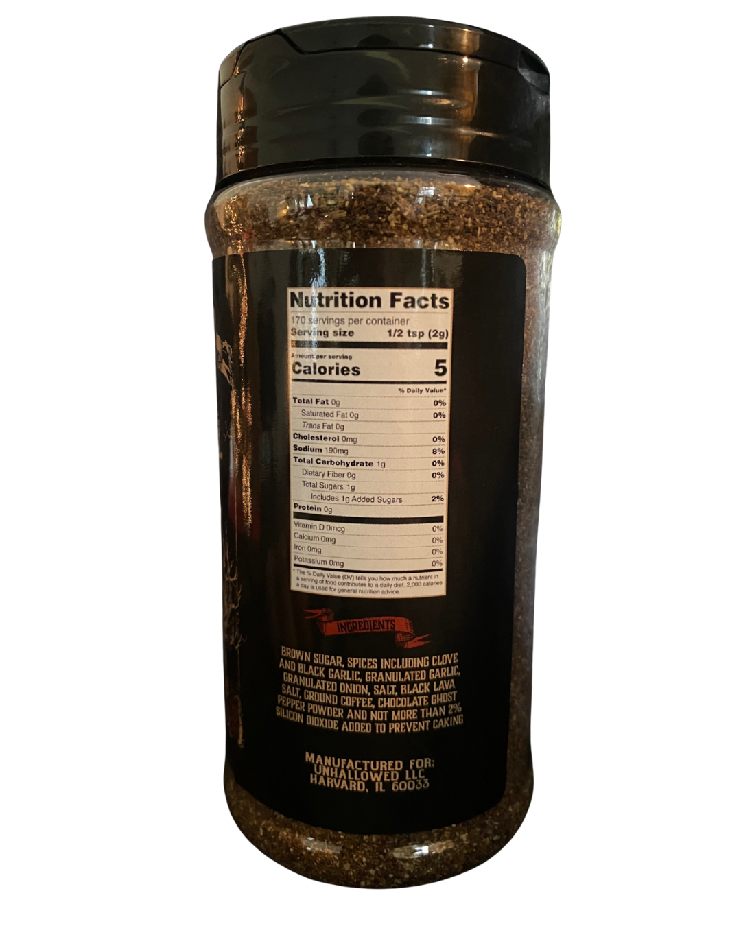 Black Chapel Rub - Dark Roast BBQ Heat Rub