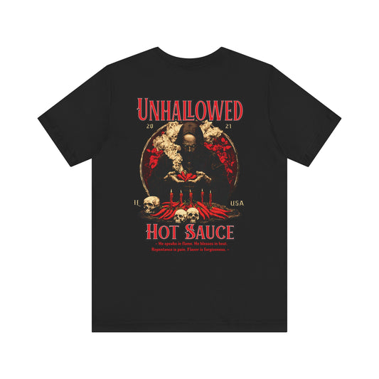Unhallowed Priest Unisex Jersey Short Sleeve Tee