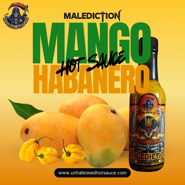 Malediction - Mango Habanero Hot Sauce