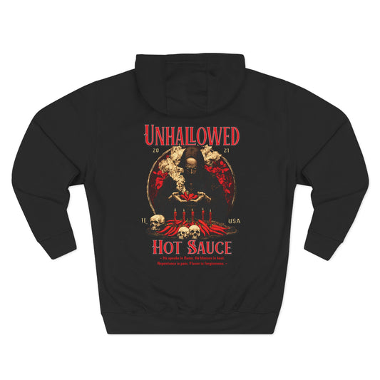 Unhallowed Priest Three-Panel Fleece Hoodie